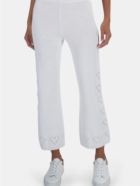 Loveshackfancy White Knit Pants